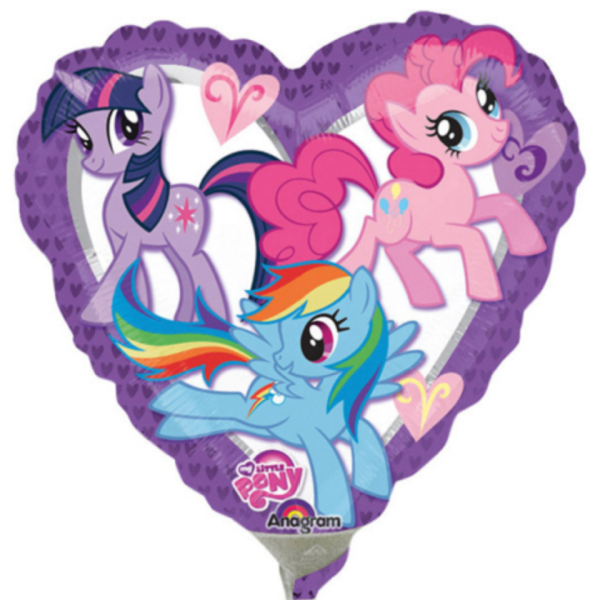 Folienballon - My little Pony, lila - ø 43cm